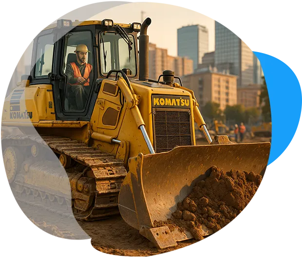 Гусеничный бульдозер Komatsu в г. Москва
