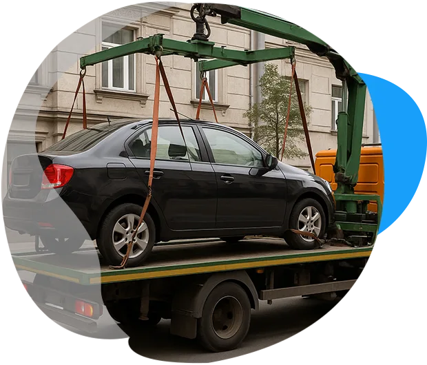 Эвакуация легкового автомобиля в г. Москва