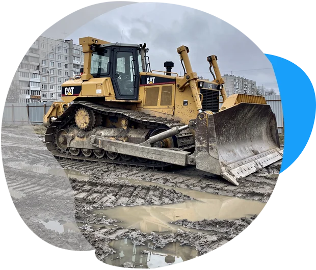 Бульдозер CAT D6 (Максим Д.) в г. Скоропусковский