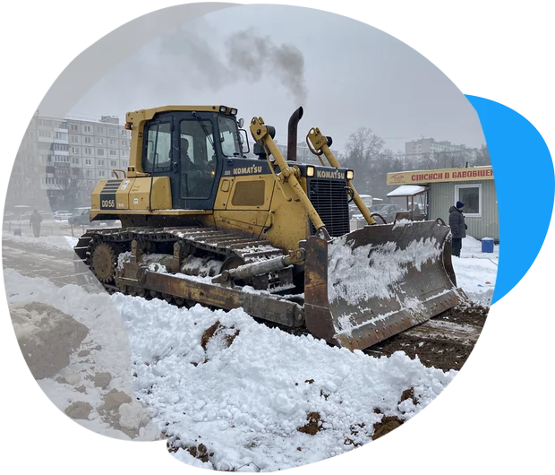 Бульдозер Komatsu D65 (Максим Г.) в г. Менделеево
