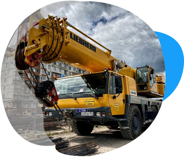 Автокран 50 тонн (Liebherr) (Сергей Н.) в г. Менделеево