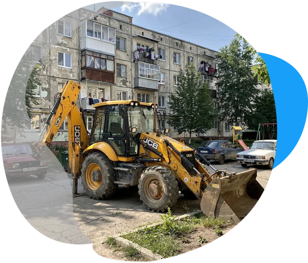 Экскаватор-погрузчик JCB (Денис) в Москве