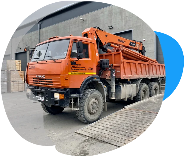 Манипулятор 7 тонн (Kamaz) в Москве