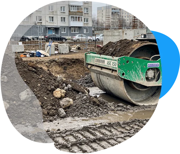 Каток Ammann ASC 150 (Виктор А.) в г. Киевский