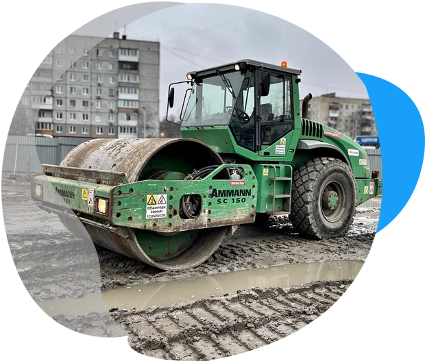 Каток Ammann ASC 150 (Павел О.) в г. Правдинский