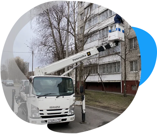 Аренда автовышки 14 метров Isuzu (Aichi SH140)