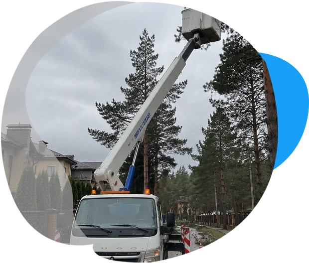 Аренда автовышки 22 метра Mitsubishi Fuso (Horyong SKY 220)
