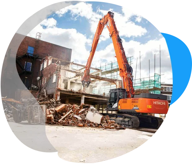 Экскаватор-разрушитель Hitachi ZX350LC-3 Demolition