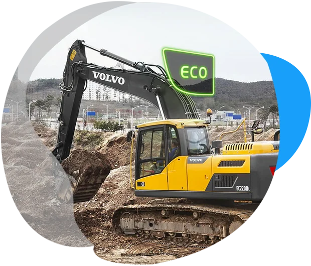 Гусеничный экскаватор Volvo EC220D