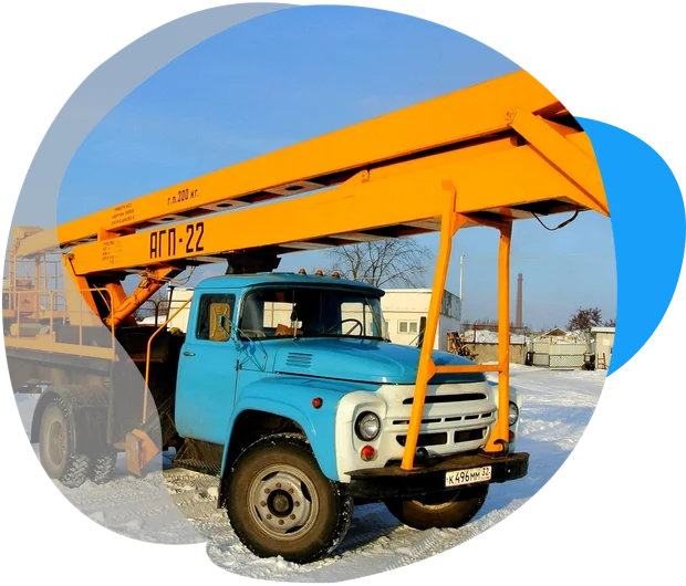 Автовышка АГП-22.04 на базе ЗИЛ 130