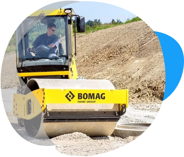 Грунтовой каток BOMAG BW 177 — 7, 5 тонн