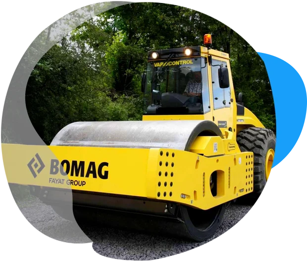 Грунтовой каток BOMAG BW 214 — 14, 5 тонн