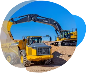 Сочлененный самосвал John Deere 370E
