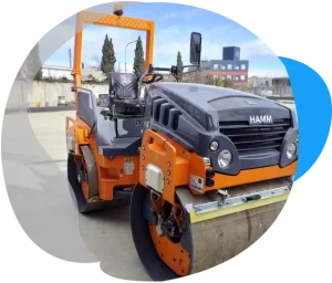 Тротуарный каток Hamm HD14VV — 4.5 тонн
